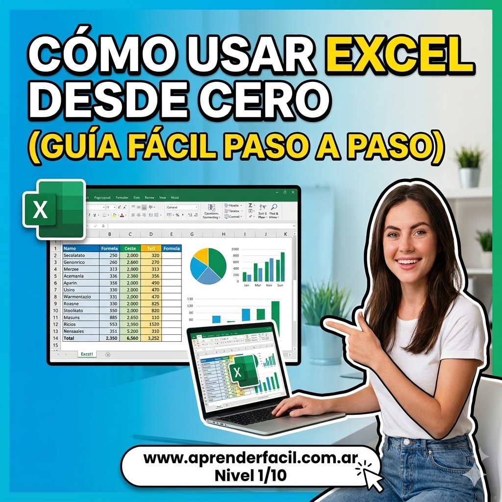 como usar excel desde cero